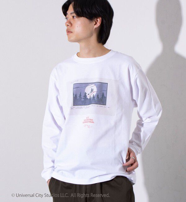 GLOSTER「【GLOSTER】&times;【E.T.】絵コンテ Conte ロンT ロングスリーブT プリントT」|Tシャツ・カットソー|