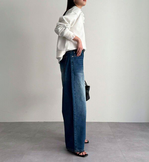 fredy emue「ドット刺繍フリルカラーブラウス」|シャツ・ブラウス|