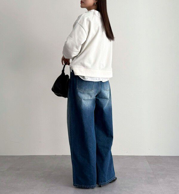 fredy emue「ドット刺繍フリルカラーブラウス」|シャツ・ブラウス|