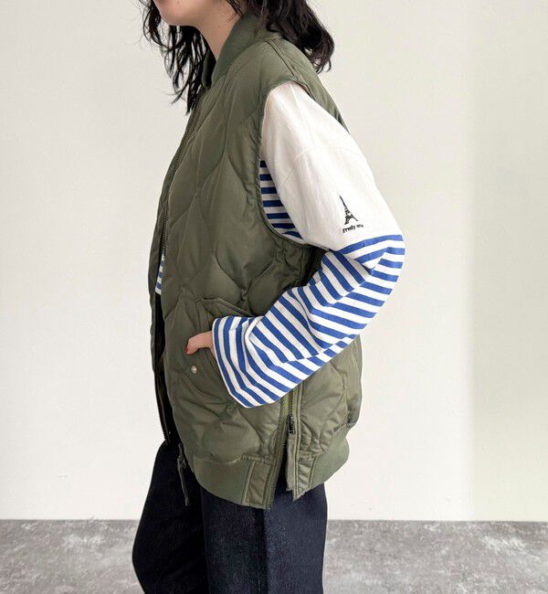 fredy emue「【TAION/タイオン】MILITARY MA-1 TYPE DOWN VEST」|ベスト・ジレ|