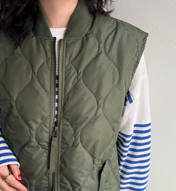 fredy emue「【TAION/タイオン】MILITARY MA-1 TYPE DOWN VEST」|ベスト・ジレ|