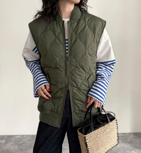 fredy emue「【TAION/タイオン】MILITARY MA-1 TYPE DOWN VEST」|ベスト・ジレ|