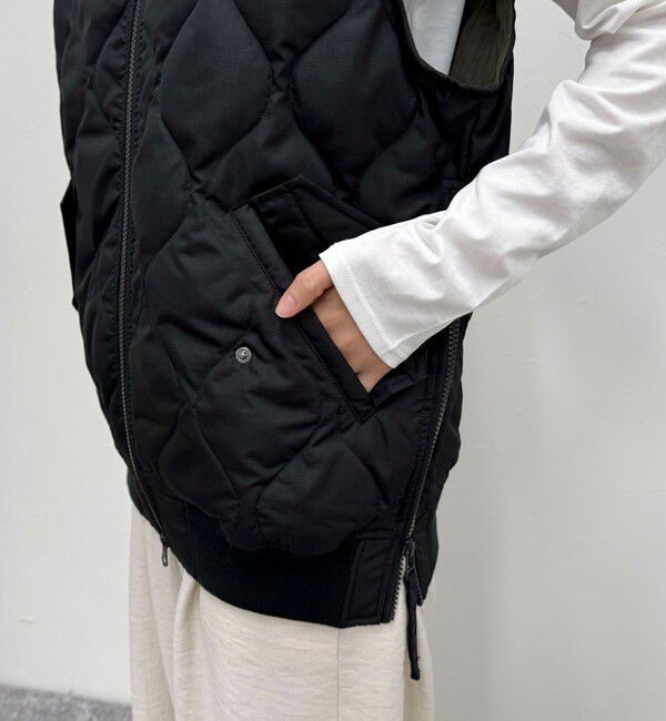 fredy emue「【TAION/タイオン】MILITARY MA-1 TYPE DOWN VEST」|ベスト・ジレ|