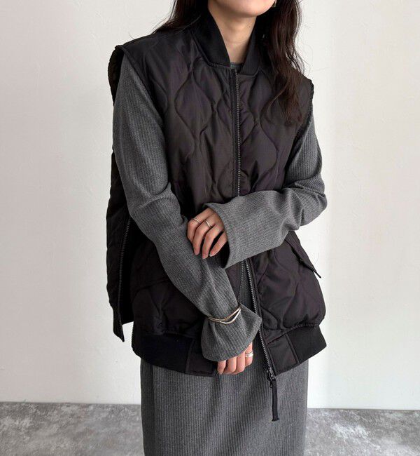 fredy emue「【TAION/タイオン】MILITARY MA-1 TYPE DOWN VEST」|ベスト・ジレ|