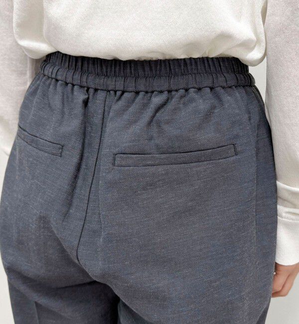 fredy emue「リネン混バイオツイルテーパードパンツ」|チノ|