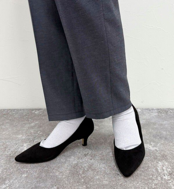 fredy emue「リネン混バイオツイルテーパードパンツ」|チノ|