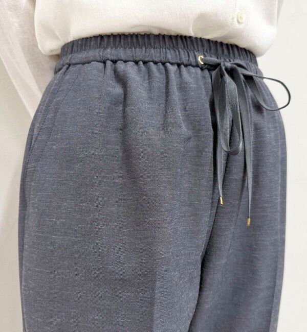 fredy emue「リネン混バイオツイルテーパードパンツ」|チノ|