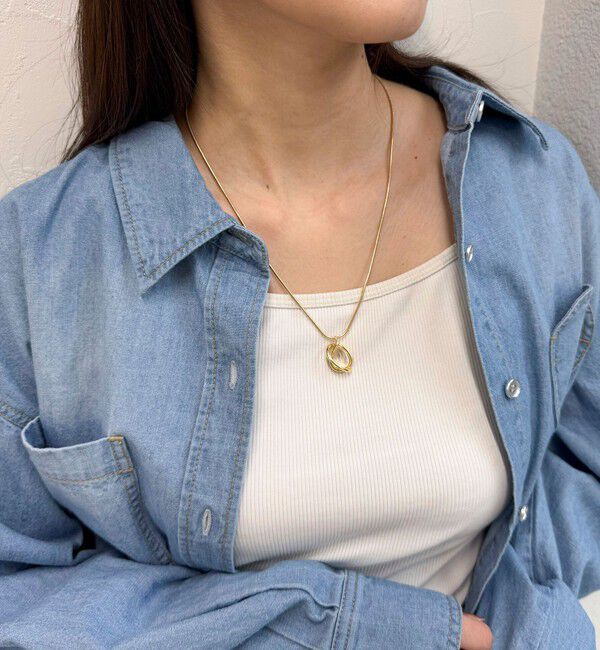 fredy emue「クリアドロップトップアジャストネックレス」|ネックレス|