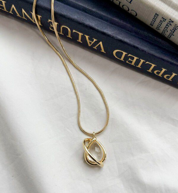 fredy emue「クリアドロップトップアジャストネックレス」|ネックレス|