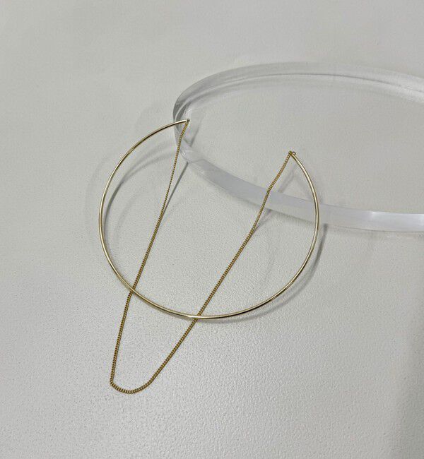 fredy emue「チェーン重ねネックカフ」|ネックレス|