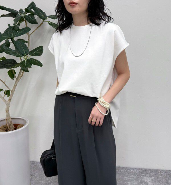 fredy emue「ポンチフレンチプルオーバーカットソー」|Tシャツ・カットソー|