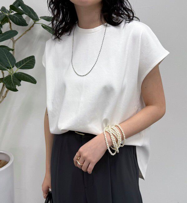 fredy emue「ポンチフレンチプルオーバーカットソー」|Tシャツ・カットソー|