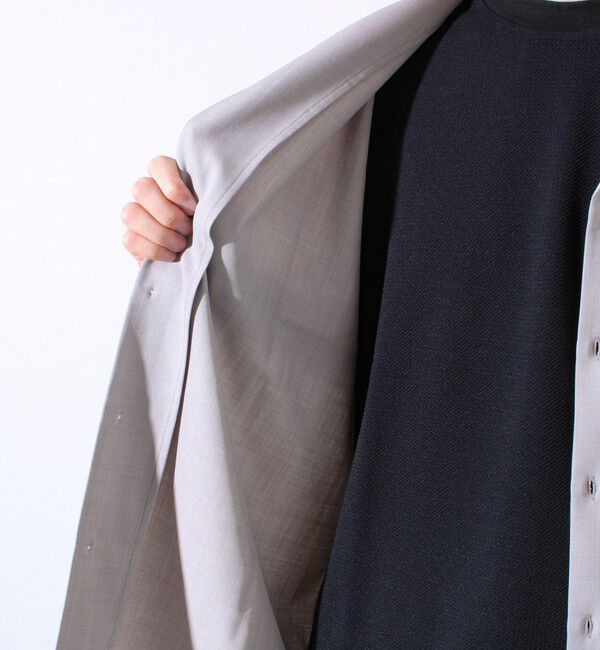 GLOSTER「【GLOSTER/グロスター】ドライポリツイル オープンカラーシャツ 開襟シャツ 半袖シャツ」|シャツ・ブラウス|