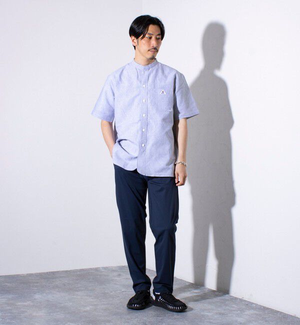 GLOSTER「【GLOSTER/グロスター】N/PU 接触冷感 フレッシュイージーパンツ」|チノ|