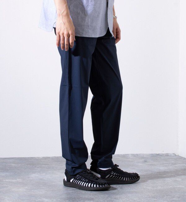 GLOSTER「【GLOSTER/グロスター】N/PU 接触冷感 フレッシュイージーパンツ」|チノ|