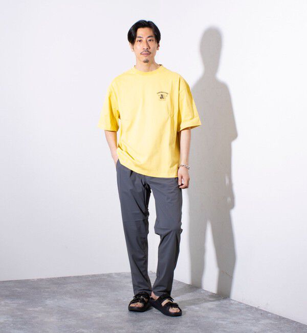 GLOSTER「【GLOSTER/グロスター】N/PU 接触冷感 フレッシュイージーパンツ」|チノ|