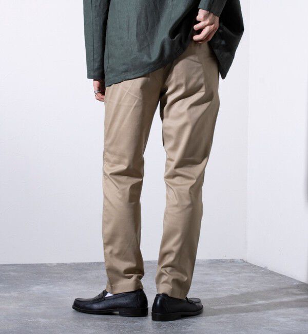 GLOSTER「【GLOSTER/グロスター】コンパクト TCチノ ストレッチパンツ」|チノ|