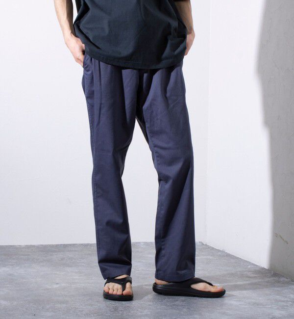 GLOSTER「【GLOSTER/グロスター】コンパクト TCチノ ストレッチパンツ」|チノ|チャコールグレー