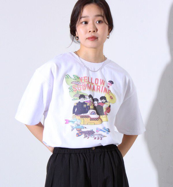 GLOSTER「【JUNKSOUL】BEATLES YELLOW SUBMARINE プリントTシャツ」|Tシャツ・カットソー|