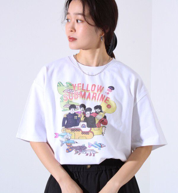 GLOSTER「【JUNKSOUL】BEATLES YELLOW SUBMARINE プリントTシャツ」|Tシャツ・カットソー|