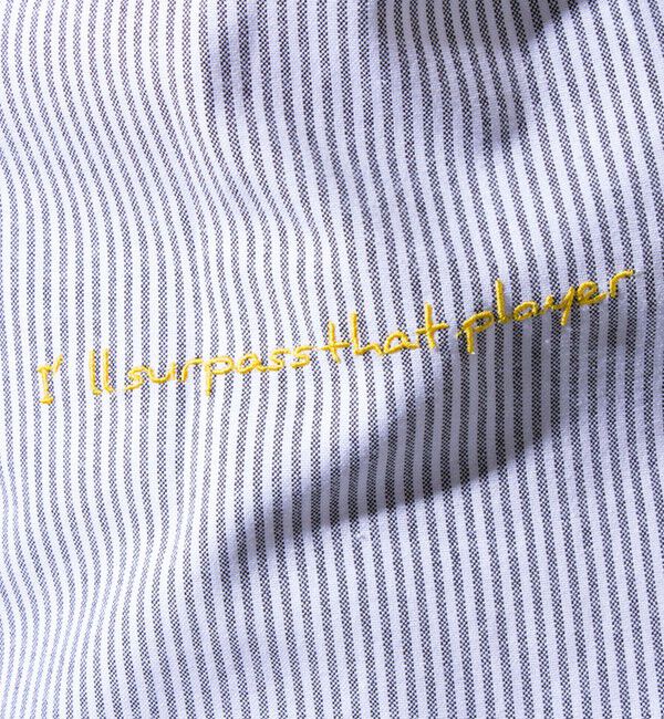 GLOSTER「【GLOSTER】Messageシャツ オックスフォードシャツ レギュラーカラー（無地/ストライプ）」|シャツ・ブラウス|