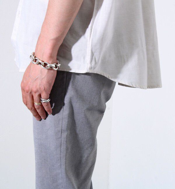 GLOSTER「【GLOSTER/グロスター】フレンチブルドッグ刺繍 空浮着 ショートスリーブシャツ」|シャツ・ブラウス|