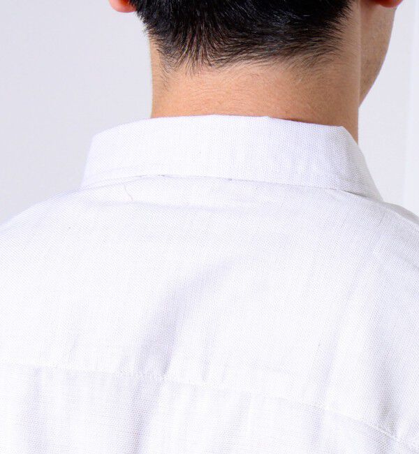 GLOSTER「【GLOSTER/グロスター】フレンチブルドッグ刺繍 空浮着 ショートスリーブシャツ」|シャツ・ブラウス|