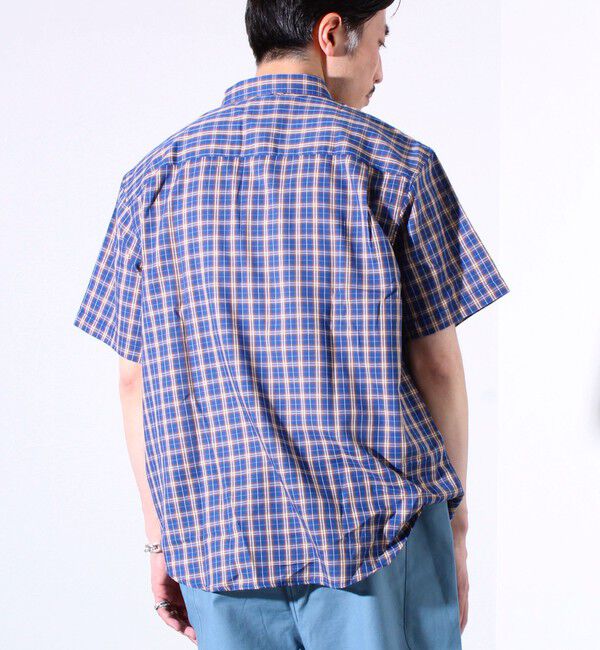 GLOSTER「【GLOSTER/グロスター】フレンチブルドッグ刺繍 空浮着 ショートスリーブシャツ」|シャツ・ブラウス|