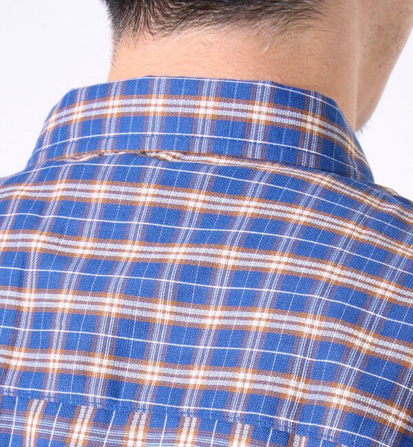 GLOSTER「【GLOSTER/グロスター】フレンチブルドッグ刺繍 空浮着 ショートスリーブシャツ」|シャツ・ブラウス|