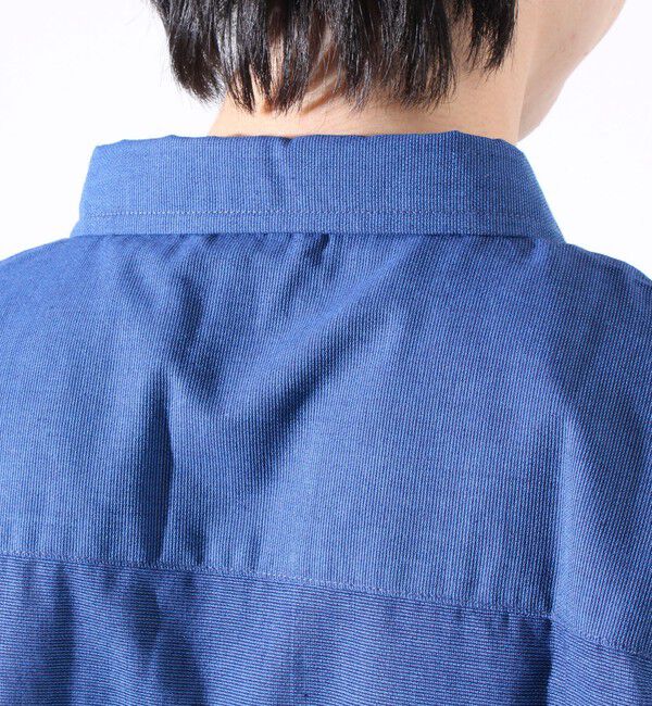 GLOSTER「【GLOSTER/グロスター】フレンチブルドッグ刺繍 空浮着 ショートスリーブシャツ」|シャツ・ブラウス|