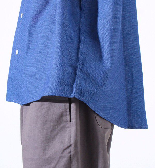 GLOSTER「【GLOSTER/グロスター】フレンチブルドッグ刺繍 空浮着 ショートスリーブシャツ」|シャツ・ブラウス|