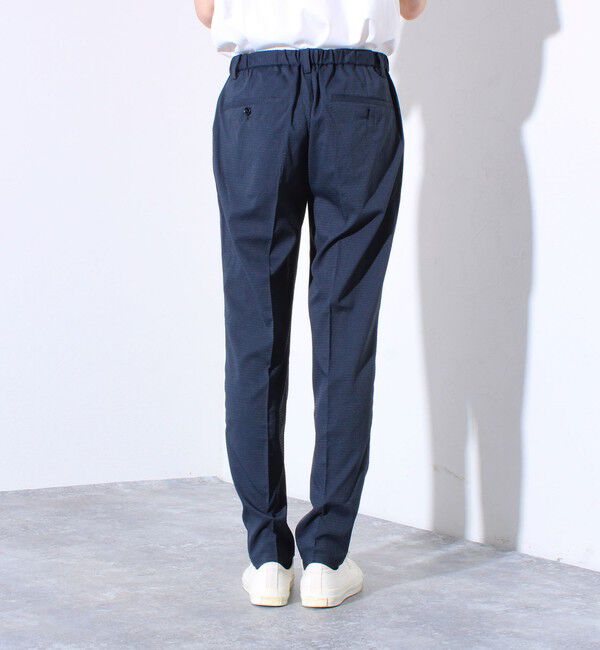 GLOSTER「【GLOSTER/グロスター】メッシュサッカー素材 テーパードイージーパンツ」|チノ|