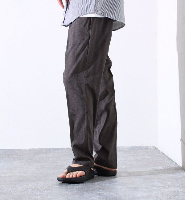 GLOSTER「【GLOSTER/グロスター】メッシュサッカー素材 テーパードイージーパンツ」|チノ|