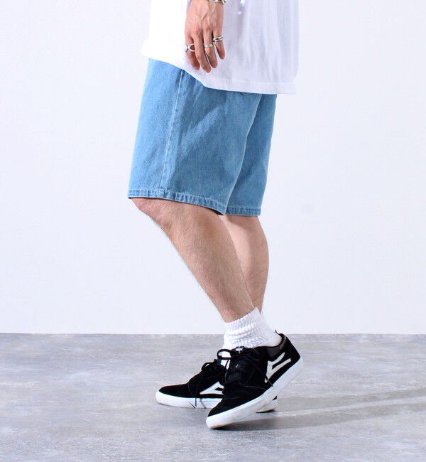 GLOSTER「【GLOSTER/グロスター】イージーデニムショーツ／USEDライク ハーフパンツ」|その他|