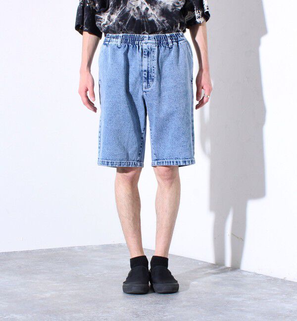 GLOSTER「【GLOSTER/グロスター】イージーデニムショーツ／USEDライク ハーフパンツ」|その他|
