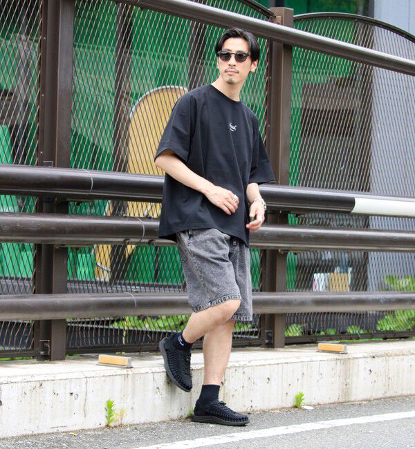 GLOSTER「【GLOSTER/グロスター】イージーデニムショーツ／USEDライク ハーフパンツ」|その他|