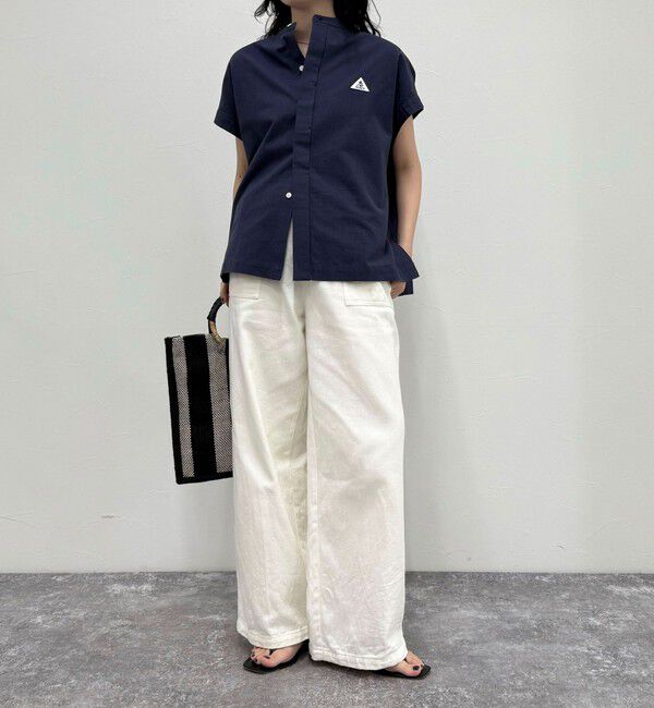 fredy emue「【GEVACO/ゲバコ】バンドカラーフライフロントフレンチスリーブシャツ」|シャツ・ブラウス|