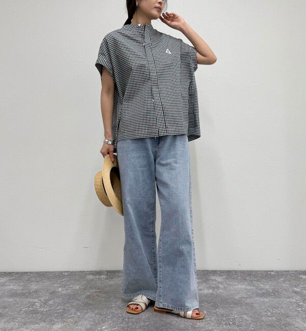 fredy emue「【GEVACO/ゲバコ】バンドカラーフライフロントフレンチスリーブシャツ」|シャツ・ブラウス|