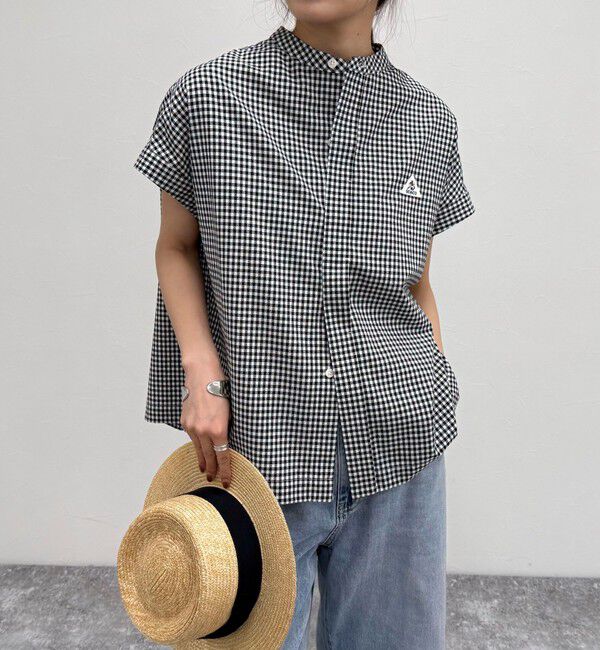 fredy emue「【GEVACO/ゲバコ】バンドカラーフライフロントフレンチスリーブシャツ」|シャツ・ブラウス|