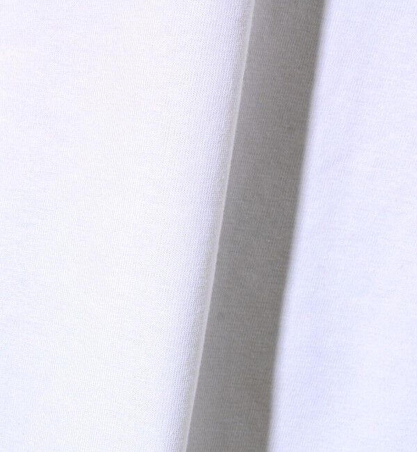 GLOSTER「【GLOSTER/グロスター】デジブル 七分袖Tシャツ ドット刺繍」|Tシャツ・カットソー|