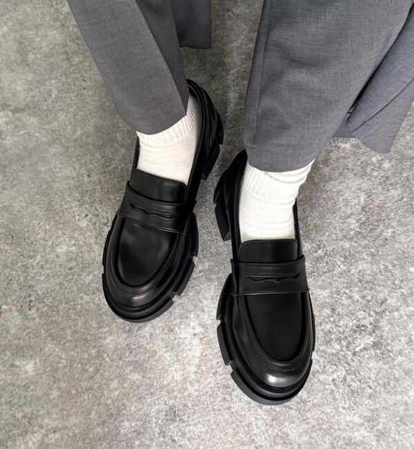 fredy emue「【JETEE/ジュテ】 撥水加工ローファー」|レインシューズ|