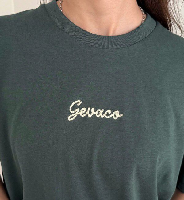fredy emue「【GEVACO/ゲバコ】ワンポイントロゴチェーン刺繍半袖Tシャツ」|Tシャツ・カットソー|