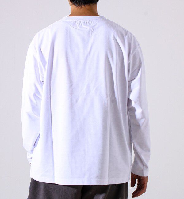 GLOSTER「【MARUDE COTTON】ロープ刺繍Ｔ ロングスリーブ」|Tシャツ・カットソー|