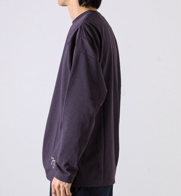 GLOSTER「【MARUDE COTTON】ロープ刺繍Ｔ ロングスリーブ」|Tシャツ・カットソー|