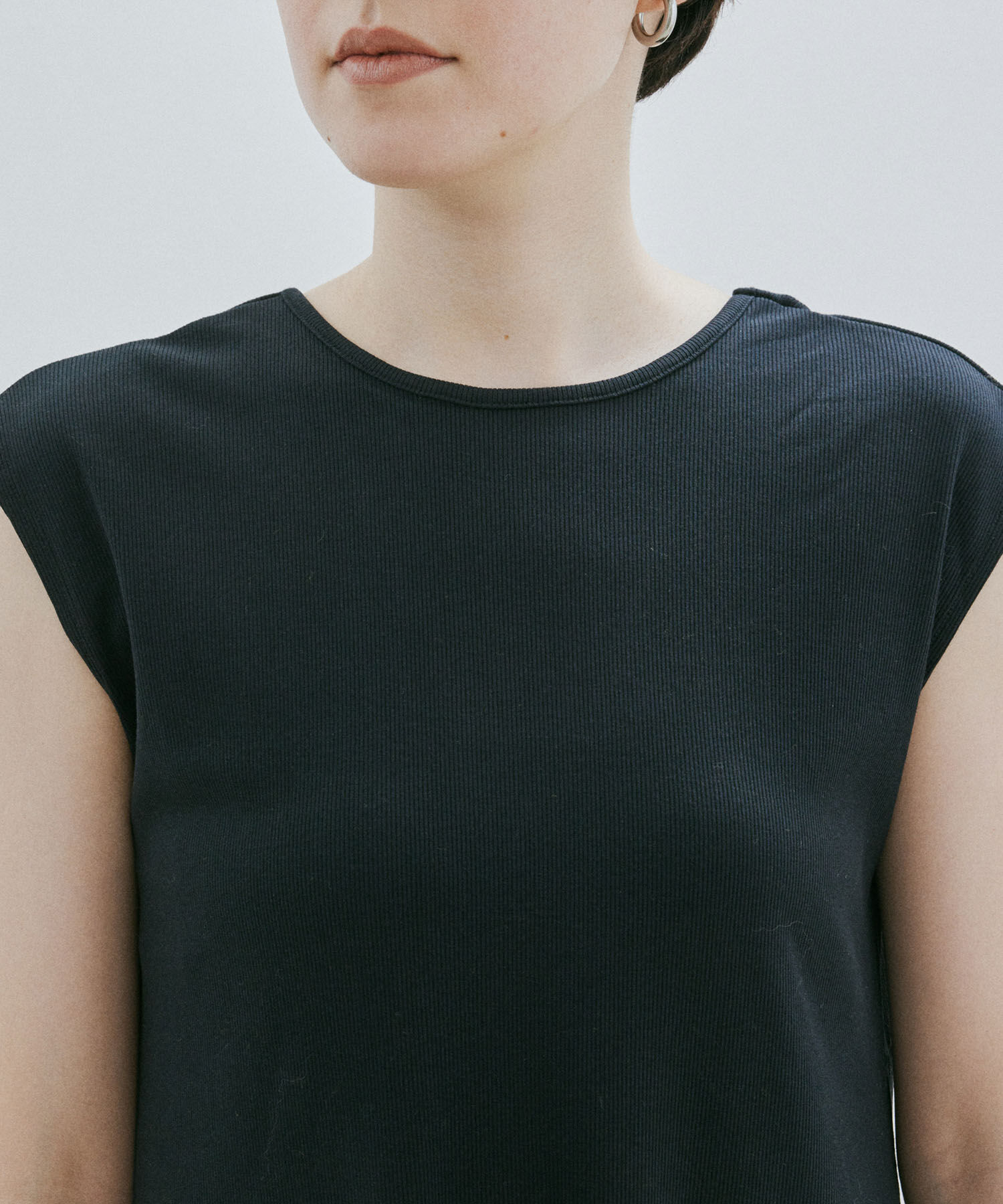 SALON adam et rope'「【2WAY・手洗い可能】ストレッチテレコノースリーブワンピース」|ワンピース|