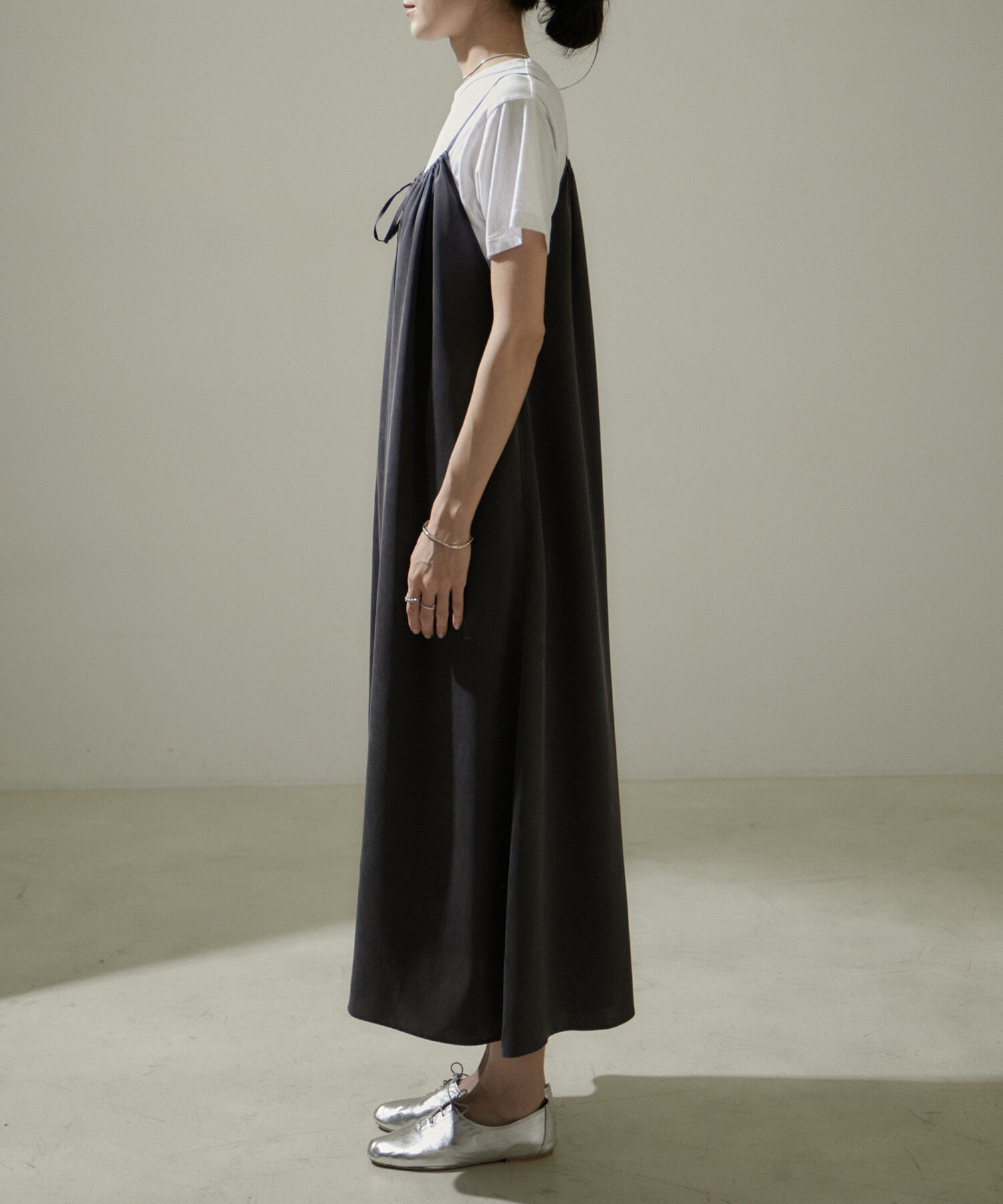 SALON adam et rope'「[24SS]GENTLE SILK2WAYキャミワンピース【セットアップ対応】」|ワンピース|