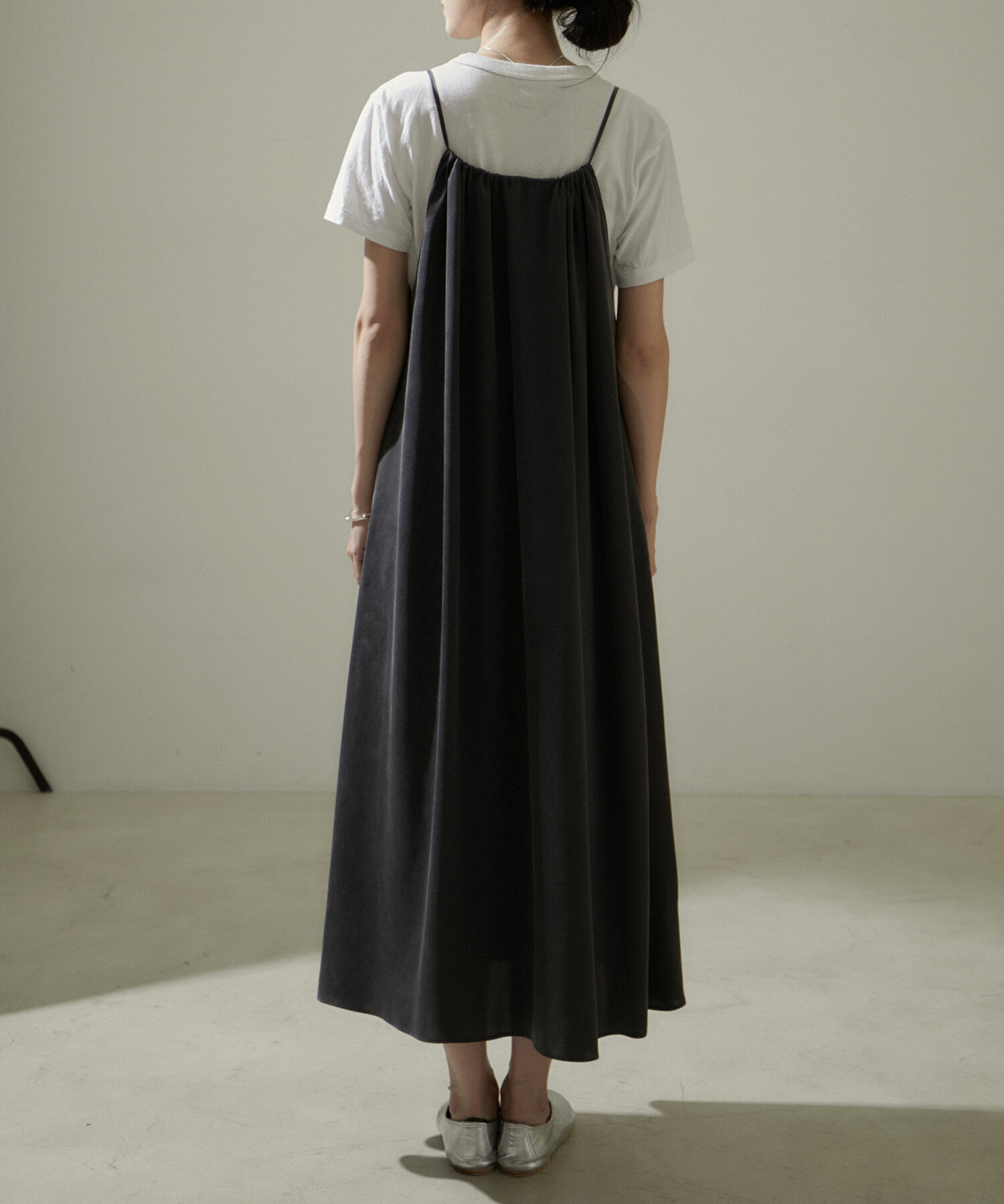 SALON adam et rope'「[24SS]GENTLE SILK2WAYキャミワンピース【セットアップ対応】」|ワンピース|