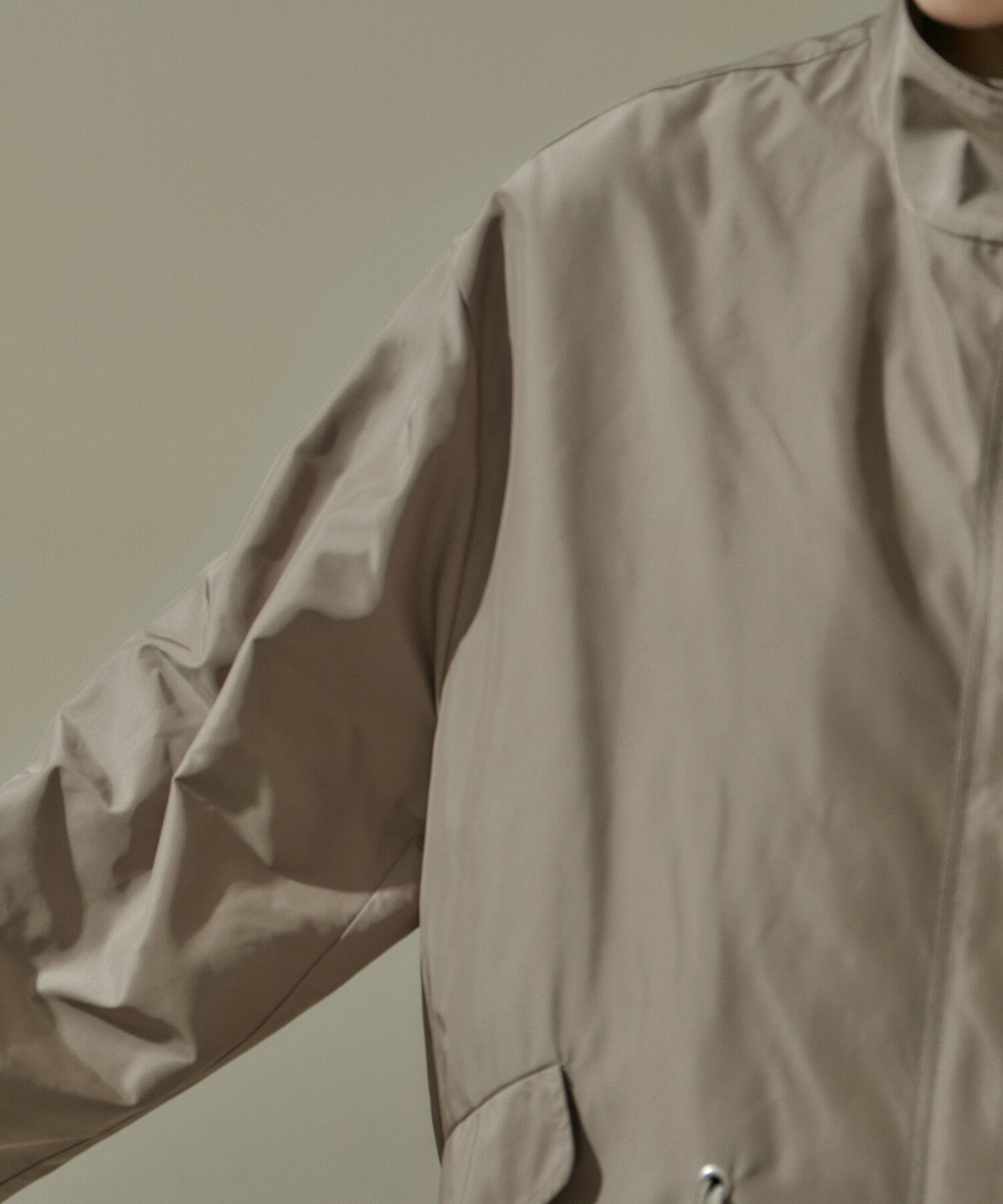 SALON adam et rope'「[24SS]ミリタリースタンドカラーコート/モッズコート【撥水加工・洗える】」|ミリタリージャケット|