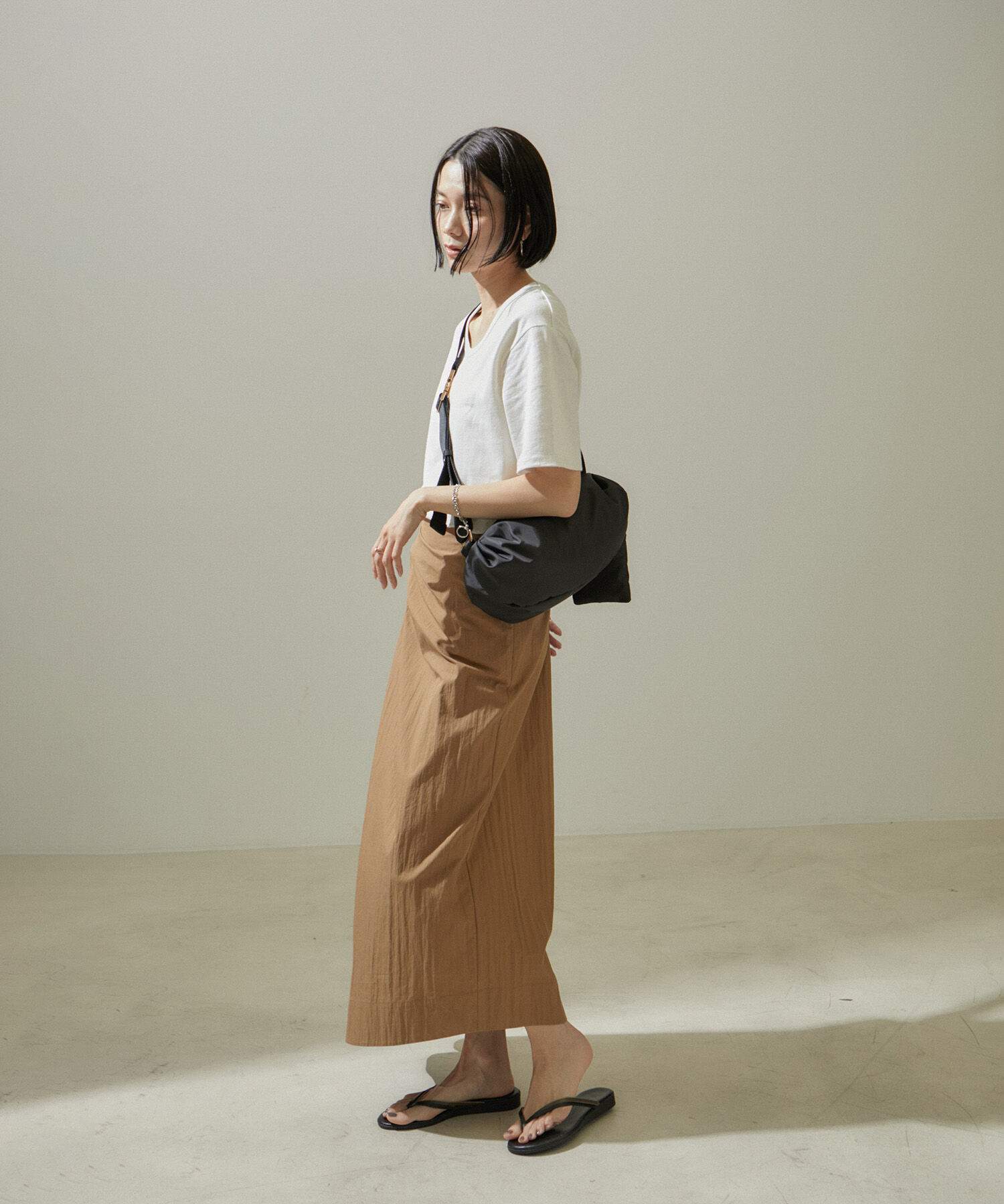 SALON adam et rope'「ヘンプコットンクルーネックTシャツ」|Tシャツ・カットソー|