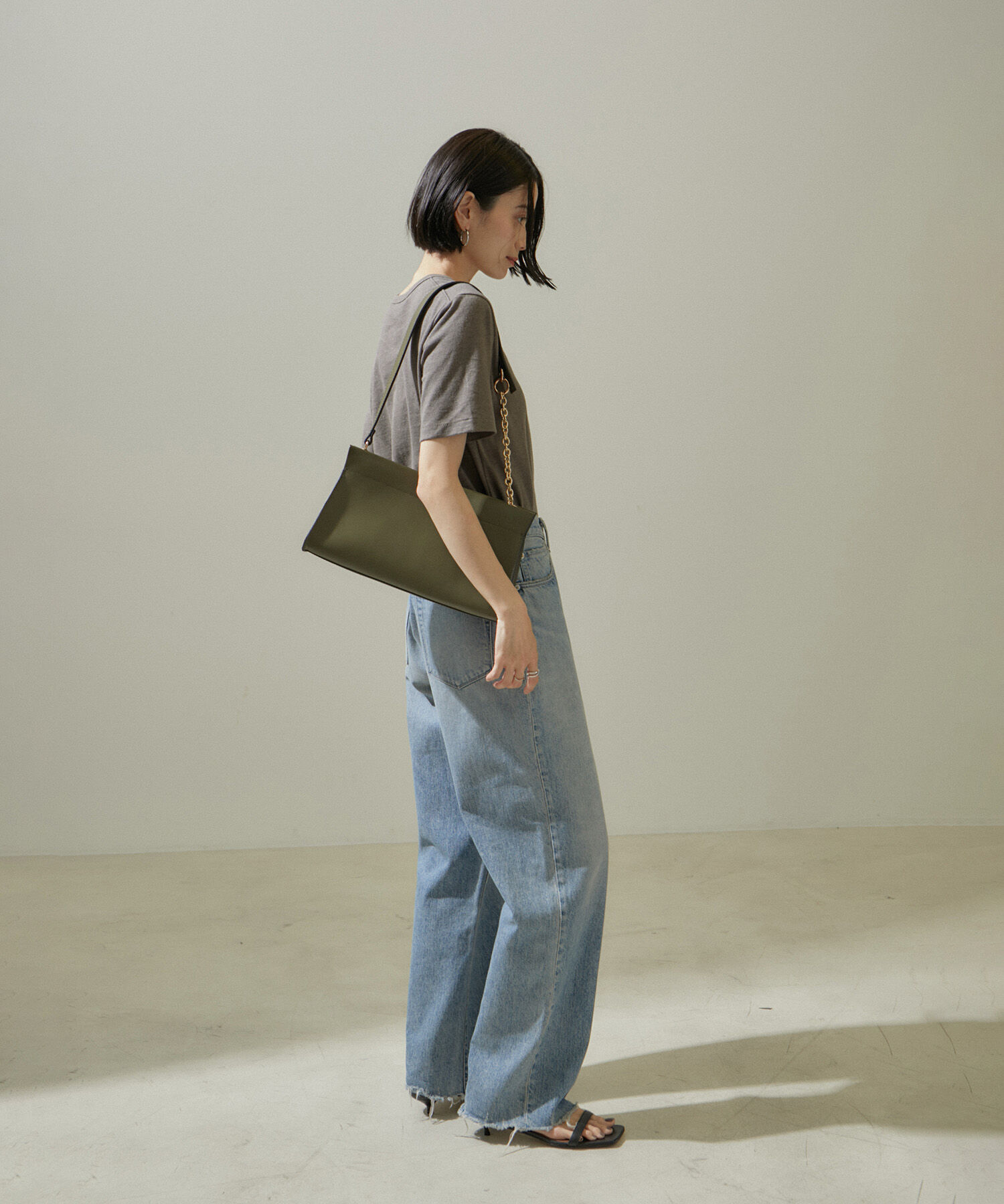 SALON adam et rope'「ヘンプコットンクルーネックTシャツ」|Tシャツ・カットソー|